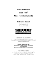 Sierra 810 MassTrak User manual