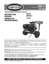 Simpson PSK3800 User manual
