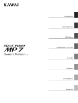 Kawai VPC1 Owner's manual