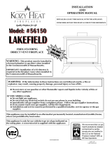 Kozyheat Lakefield-Breckenridge Owner's manual