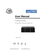 CableTronix CT-HDVD-EXT-IR230 User manual