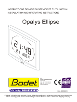 Bodet Opalys Date Installation And Operating Instructions Manual