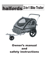 Halfords 2-in-1 Bike Trailer Owner's Manual And Safety Instructions