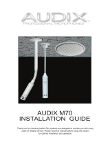 Audix M70 Installation guide