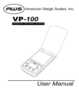 AWS VP-100 User manual