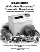 Black and Decker Appliances All-In-One Horizontal B2000 User manual