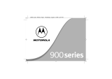 Motorola 900 Series User manual