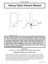 Halsey Taylor 5801VR.C Owner's manual