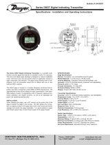 Dwyer Series DSGT User manual