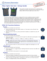 Extron Fiber Optic Test Set User manual