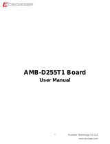 Acrosser Technology AMB-D255T1 Owner's manual