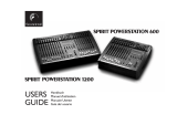 SoundCraft SPIRIT POWERSTATION 1200 Owner's manual