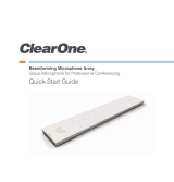 ClearOne Beamforming Microphone Array Quick start guide