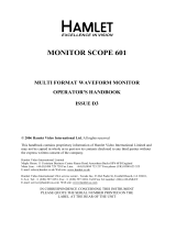 Hamlet Monitor Scope MS601AX Owner's manual