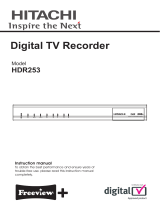 Hitachi HDR162 User manual
