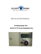 Security Tronix ST-PBX18/24AC-PTC Owner's manual