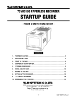 M-system 73VR3100 Startup Manual