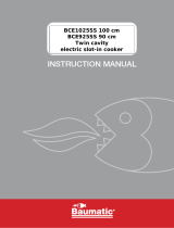 Baumatic BCE 9255 Electric Range Cooker User manual