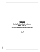 ERNITEC BED-108/2 Installation Instructions Manual