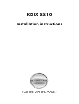 Whirlpool KDIX 8810 Installation guide