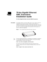 3com 3CGBIC97 - Switch 4007 70km Gigabit Enet Gbic Installation guide