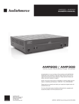 AudioSource Amp 300 Owner's manual