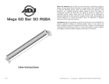 ADJ Mega GO Bar 50 RGBA User manual