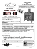 kozy heat Duluth Owner's manual