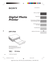 Sony DPP-FP30 Operating instructions