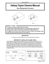 Halsey Taylor HT_E_S.C Owner's manual