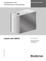 Buderus Logano plus GB402 Installation And Maintenance Instructions Manual