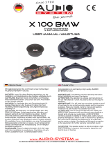 Audio System X 100 BMW User manual