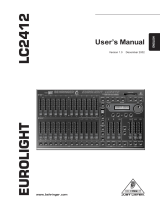 Behringer EUROLIGHT LC2412 User manual