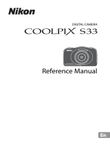 Nikon COOLPIX S33 Reference guide