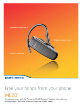 Plantronics ML20 Quick Manual