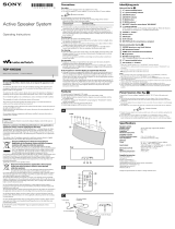 Sony RDP-NWD300 Operating instructions
