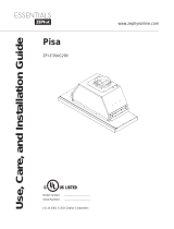 Zephyr ZPIE30AG290 Owner's manual