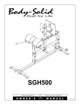 Body-Solid SGH500 Owner's manual