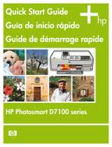 HP Photosmart D7100 Printer series User manual