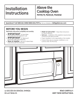 GE Profile Series PVM9179BLTS Installation guide
