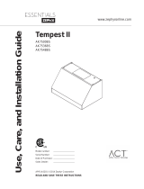 Zephyr Tempest II AK7542BS Owner's manual
