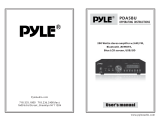 Pyle PDA5BU Operating instructions