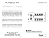 Channel Vision C-0436 User manual