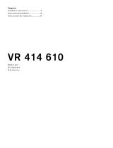 Gaggenau VR 414 Installation guide