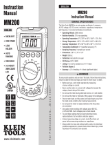 Klein Tools MM200 User manual