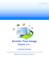 ACRONIS Web Help True Image Home 2011 Quick Start