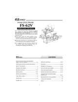 O.S. engine FS-62V Owner's manual