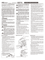 OS Engines OSMG1513 Owner's manual