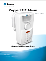 Swann SW351-KCH Keypad PIR Alarm Owner's manual
