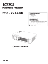 Eiki LC-XB33N User manual
